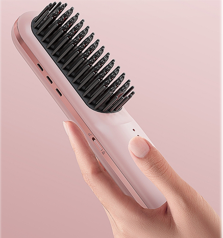 Портативная расческа для выпрямления волос
